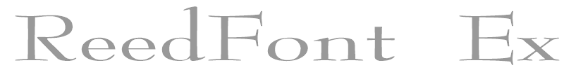 ReedFont Ex