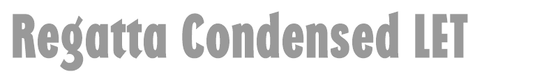 Regatta Condensed LET
