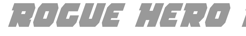 Rogue Hero Italic