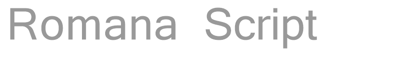Romana Script