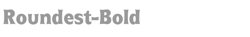 Roundest-Bold