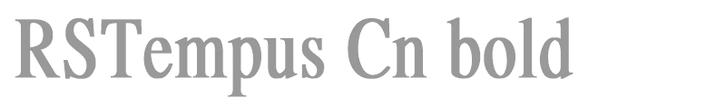 RSTempus Cn bold