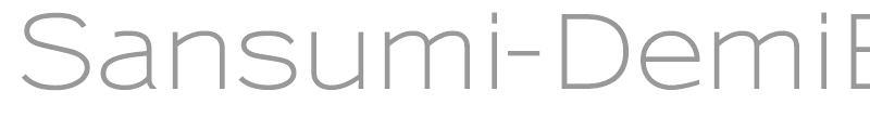 Sansumi-DemiBold