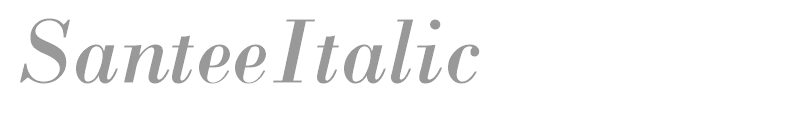 SanteeItalic