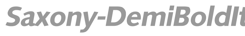 Saxony-DemiBoldIta