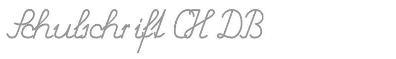 Schulschrift CH DB