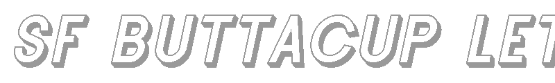 SF Buttacup Lettering Shaded