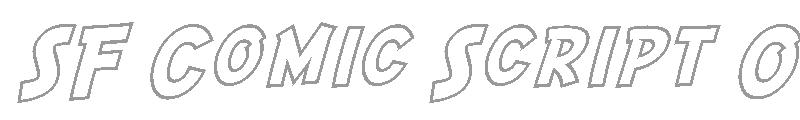 SF Comic Script Shaded