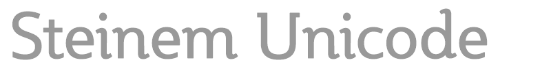 Steinem Unicode