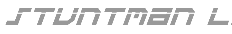 Stuntman Laser Italic