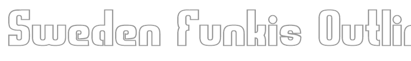 Sweden Funkis Outlined