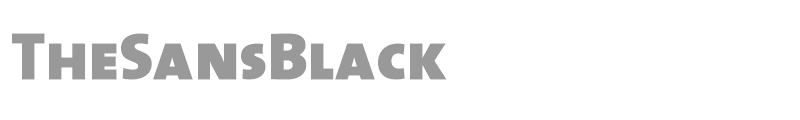 TheSansBlack