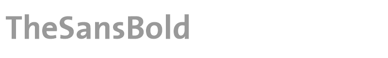 TheSansBold