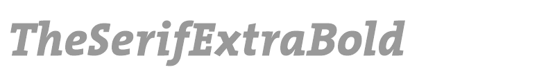 TheSerifExtraBold
