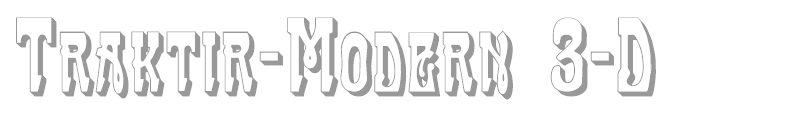 Traktir-Modern 3-D