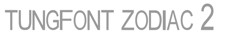 tungfont zodiac 2