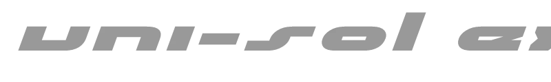 uni-sol expanded italic