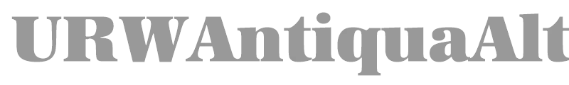URWAntiquaAltTSup
