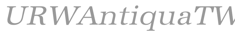 URWAntiquaTWid