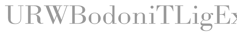 URWBodoniTLigExtWid