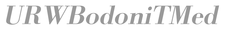 URWBodoniTMed