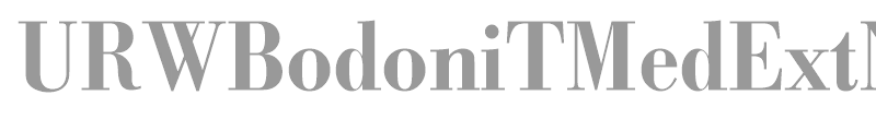 URWBodoniTMedExtNar