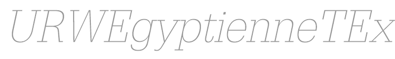 URWEgyptienneTExtLigExtNar