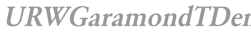 URWGaramondTDemNar