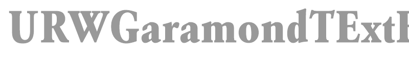URWGaramondTExtBolExtNar