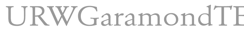 URWGaramondTExtWid