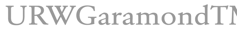 URWGaramondTMedExtWid