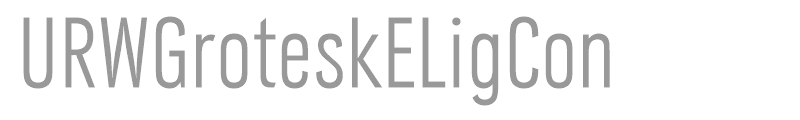URWGroteskELigCon