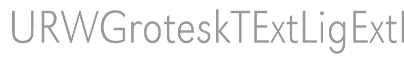 URWGroteskTExtLigExtNar