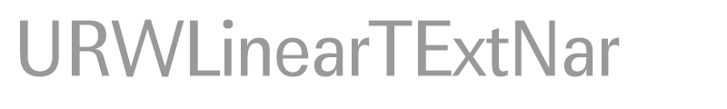 URWLinearTExtNar