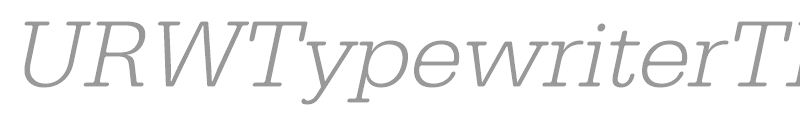 URWTypewriterTLig