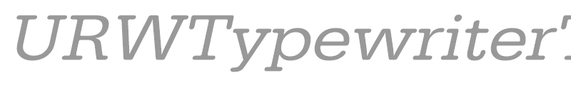 URWTypewriterTWid