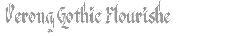 Verona Gothic Flourishe