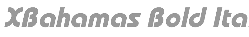 XBahamas Bold Italic
