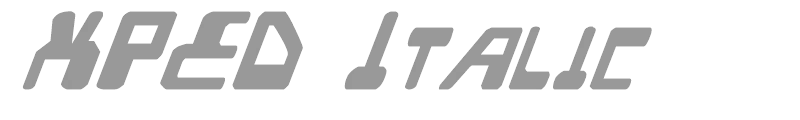 XPED Italic