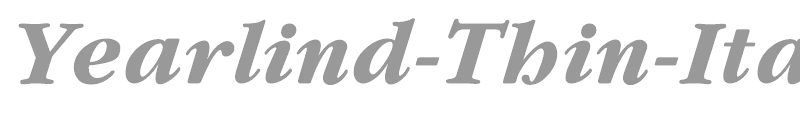 Yearlind-Thin-Italic