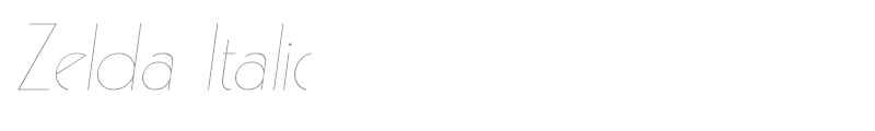 Zelda Italic