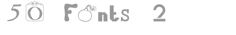 50 Fonts 2