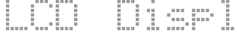 LCD Display Grid