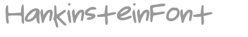 HankinsteinFont