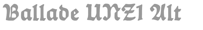 Ballade UNZ1