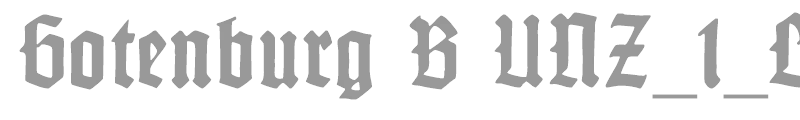 Gotenburg B UNZ_1_L