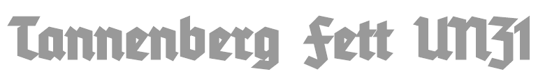 Tannenberg Fett UNZ1