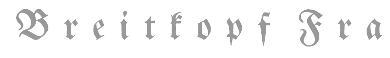 Breitkopf FrakturUNZ1L