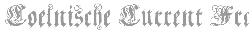 Coelnische Current Fraktur OsF UNZ1