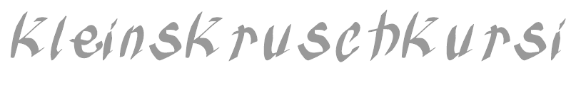 KleinsKruschKursiv